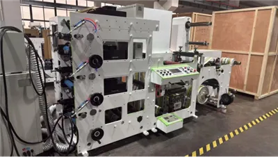 Label Flexo Printer With Die Cutting
